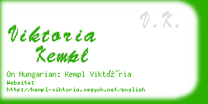 viktoria kempl business card